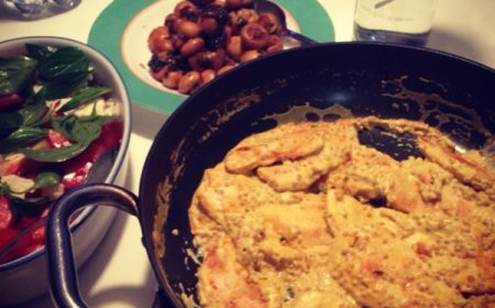 Frango com mostarda e cogumelos