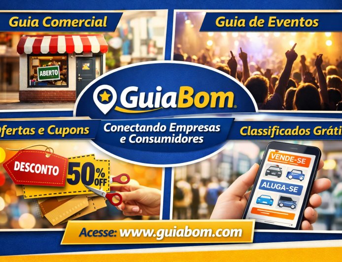 O GuiaBom conecta empresas e consumidores no Brasil