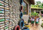 Escolas feitas com materiais reciclados inspiram projetos no mundo