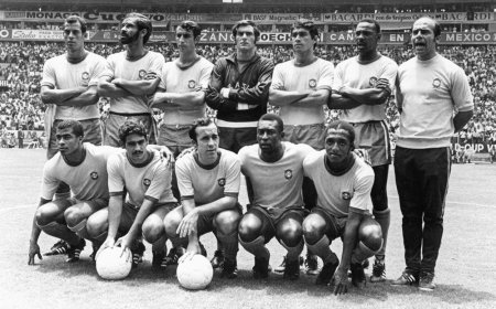 Seleção de 1970 lidera ranking mundial e é apontada como a melhor da história