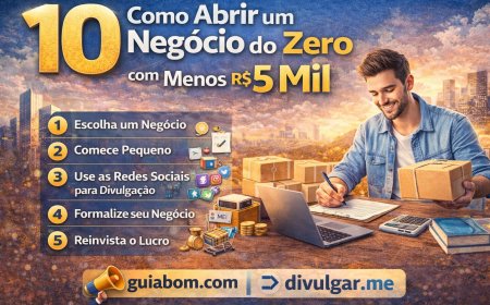 Como abrir um negócio do zero com menos de R$ 5 mil
