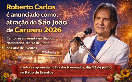 Show do Roberto Carlos São João de Caruaru 2026 no Dia dos Namorados