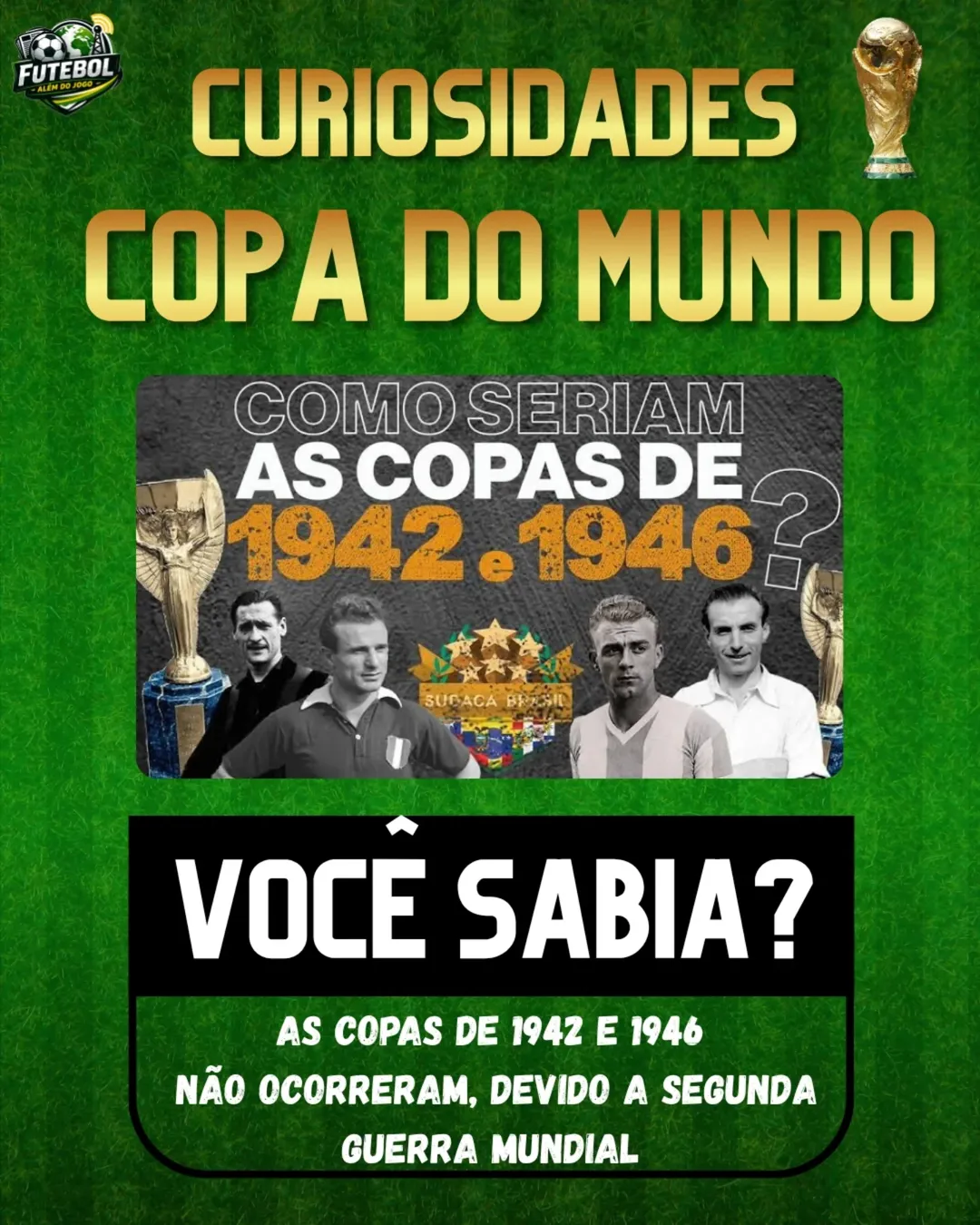 Você sabia que a Copa do Mundo já foi cancelada?