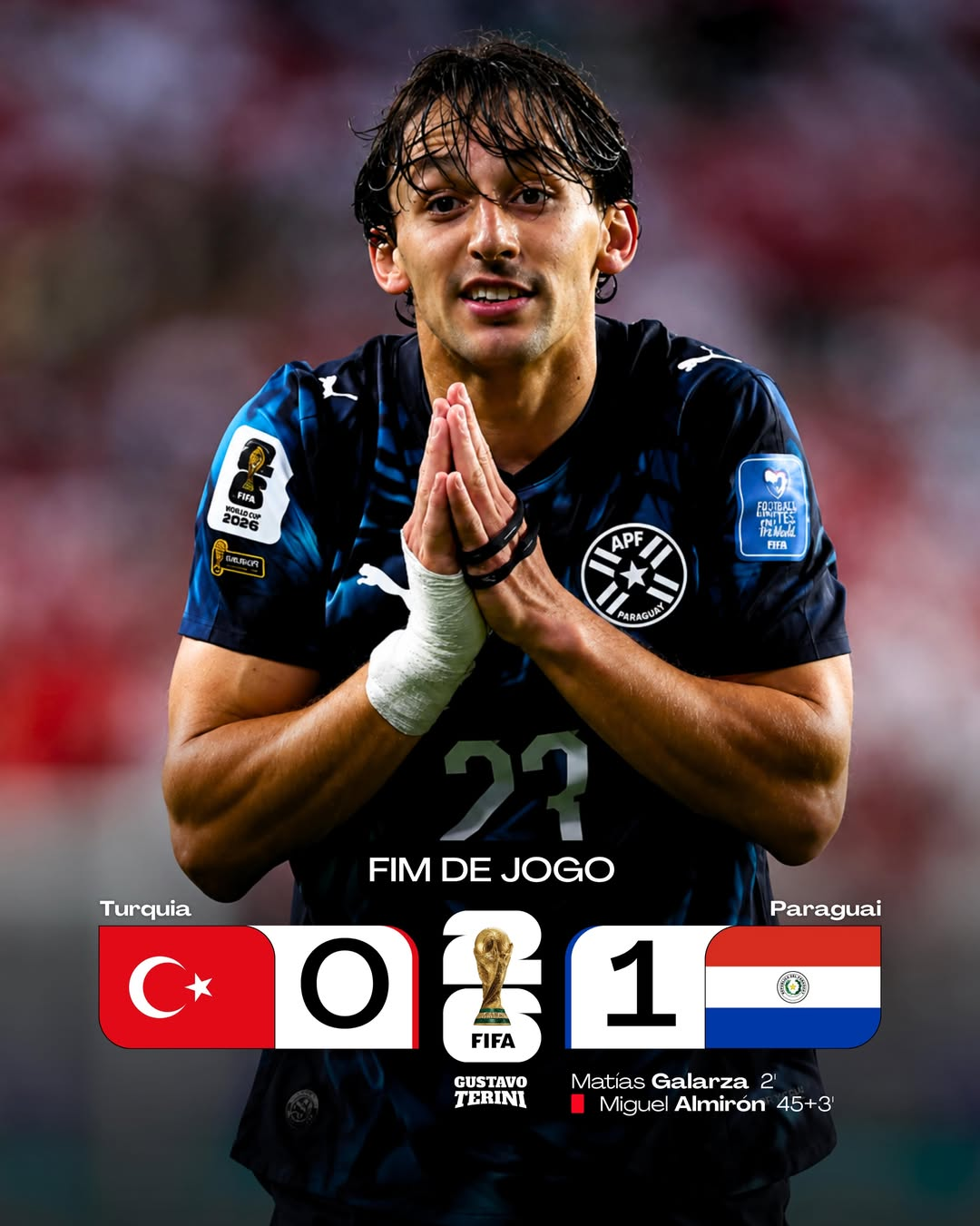Copa do Mundo 2026: Paraguai elimina Turquia e quebra jejum histórico no mundial