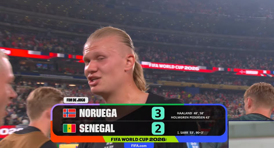 Copa do Mundo 2026: Haaland brilha, garante classificação norueguesa e elimina Senegal