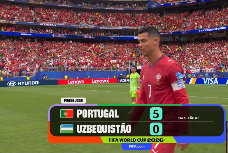 Copa do Mundo 2026: Portugal goleia Uzbequistão com show de Cristiano Ronaldo e quebra recordes