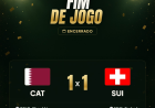 Copa do Mundo 2026: Catar arranca empate da Suíça em noite de estreia