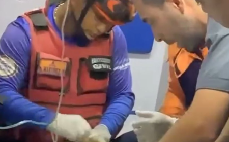 Equipe internacional salva menino de três anos preso em escombros venezuelanos