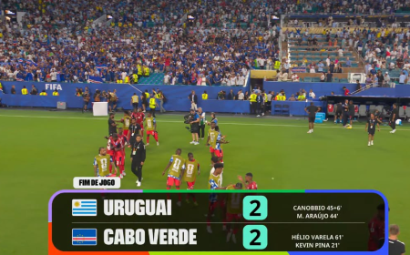 Copa do Mundo 2026: Uruguai cede empate a Cabo Verde e complica situação no grupo