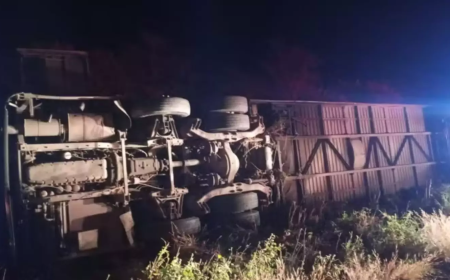 Acidente com ônibus de time de basquete deixa mortos e feridos no Ceará