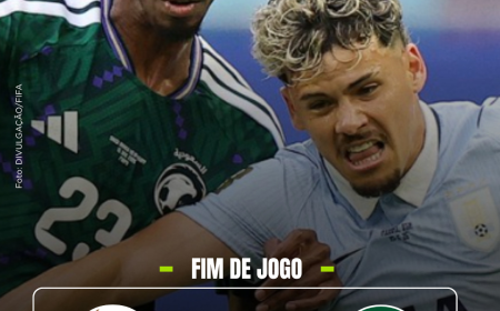 Copa do Mundo 2026: Arábia Saudita surpreende e arranca empate histórico contra Uruguai