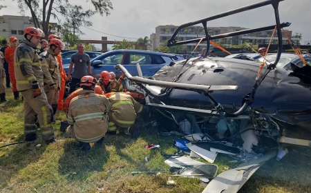 Tragédia aérea na Zona Oeste do Rio assusta moradores