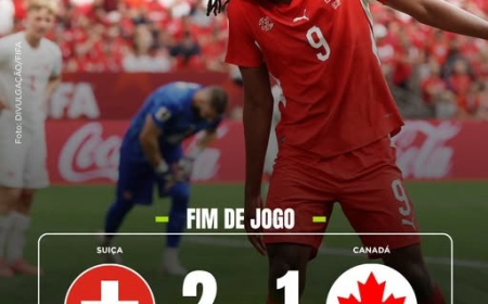Copa do Mundo 2026: Seleção helvética supera canadenses, assegura liderança e arbitragem brasileira gera polêmica