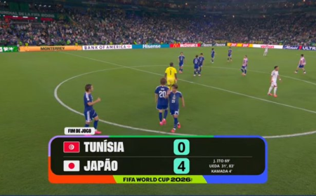 Copa do Mundo 2026: Japão goleia Tunísia em jogo histórico e pressiona Holanda