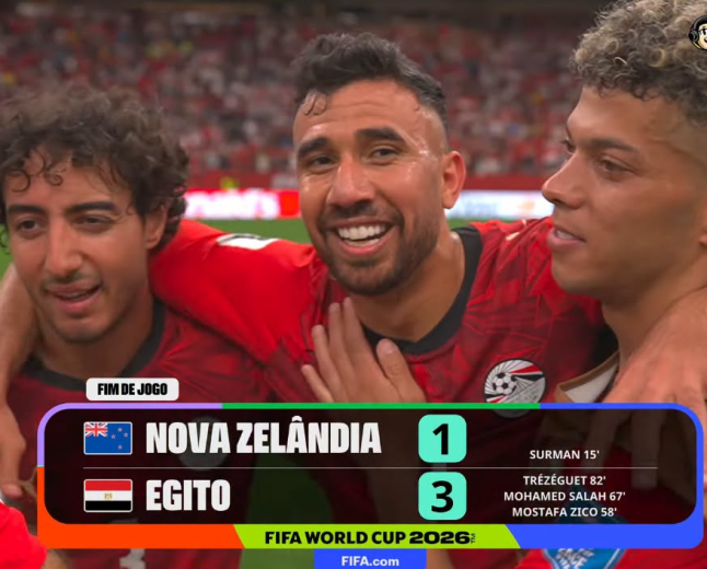 Copa do Mundo 2026: Egito supera Nova Zelândia com brilho de Mohamed Salah