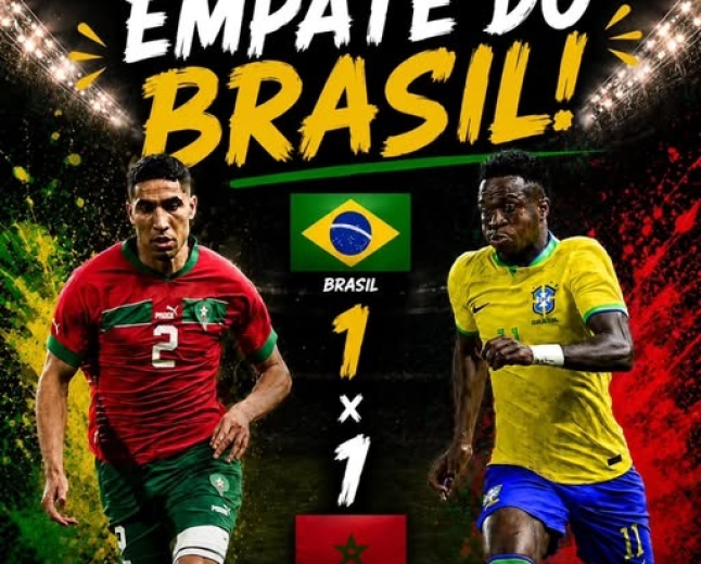 Copa do Mundo 2026: Brasil estreia com empate na Copa diante de Marrocos