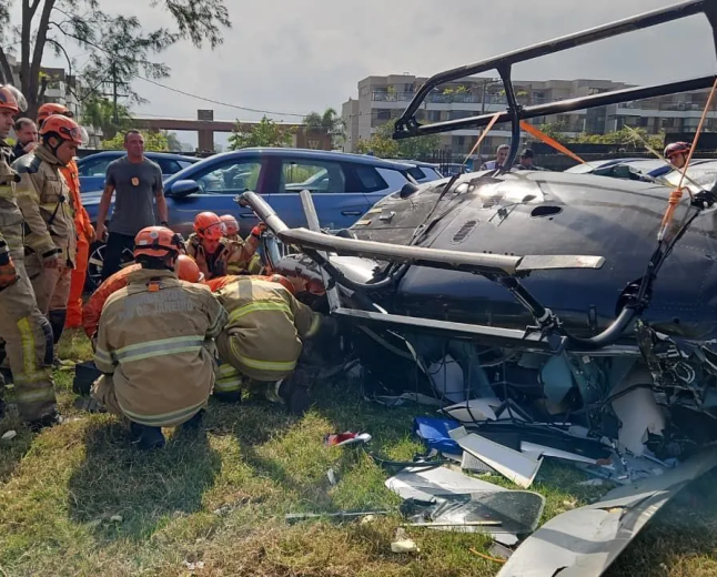 Tragédia aérea na Zona Oeste do Rio assusta moradores