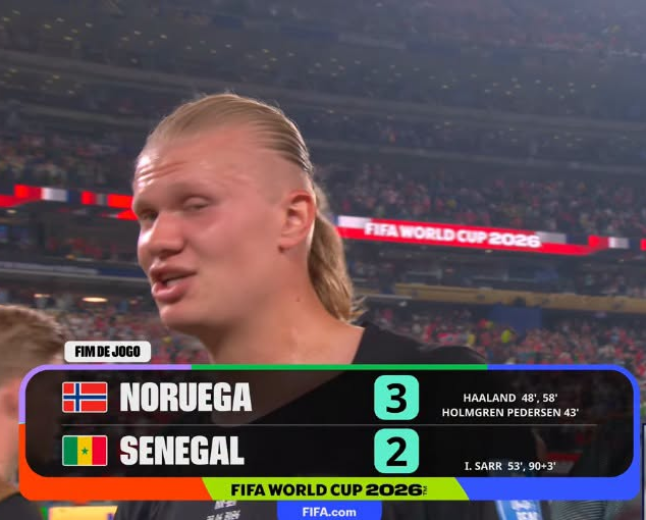 Copa do Mundo 2026: Haaland brilha, garante classificação norueguesa e elimina Senegal
