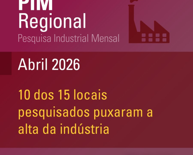 Produção industrial cresce em dez dos 15 locais pesquisados pelo IBGE em abril