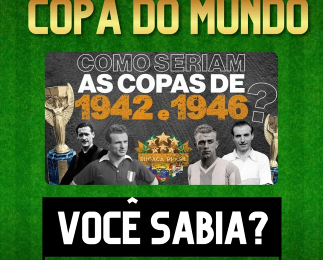 Você sabia que a Copa do Mundo já foi cancelada?