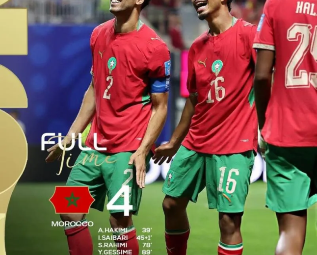 Copa do Mundo 2026: Seleção marroquina bate haitianos com show de Hakimi e carimba vaga nas oitavas