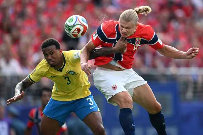 Haaland brilha, Noruega elimina Brasil e deixa Carlo Ancelotti balançando