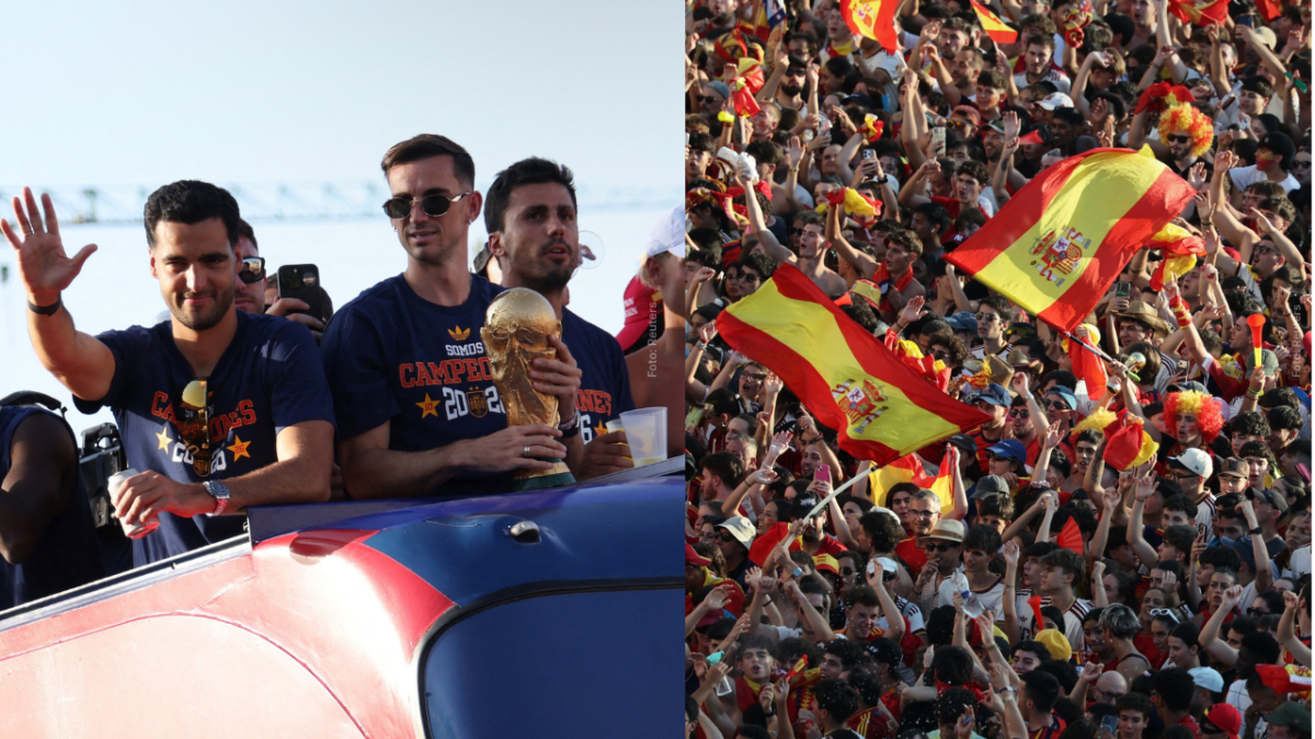 Espanha festeja bi mundial histórico reunindo multidão em Madri