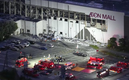 Terremoto devastador abala Japão e soterra pessoas em shopping