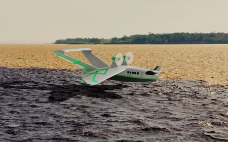 Barco voador criado por engenheiro brasileiro pode revolucionar o transporte na Amazônia