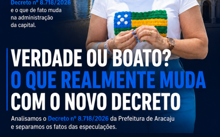 Verdade ou boato? O que realmente muda com o novo decreto da Prefeitura de Aracaju