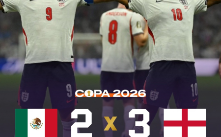 Inglaterra supera México no sufoco e avança na Copa