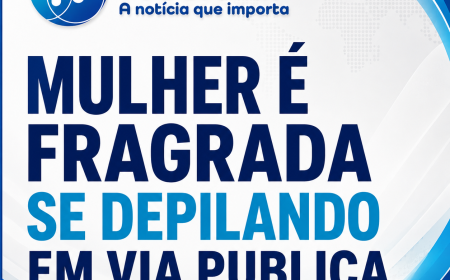 Mulher é flagrada se depilando partes em via pública