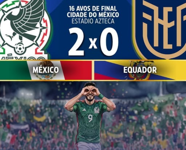 Seleção mexicana vence Equador e quebra jejum histórico