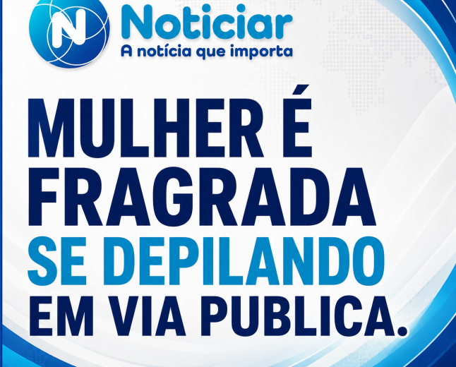 Mulher é flagrada se depilando partes em via pública