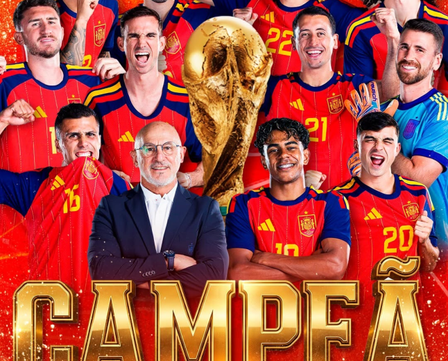 Espanha conquista bicampeonato mundial de futebol após decisão emocionante