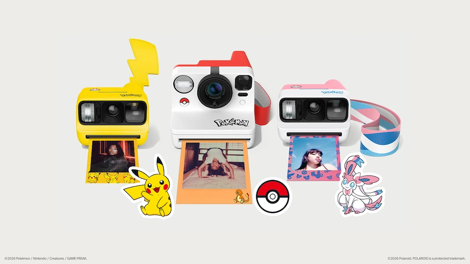 Pokémon e Polaroid se unem em coleção especial de câmeras inspiradas na franquia