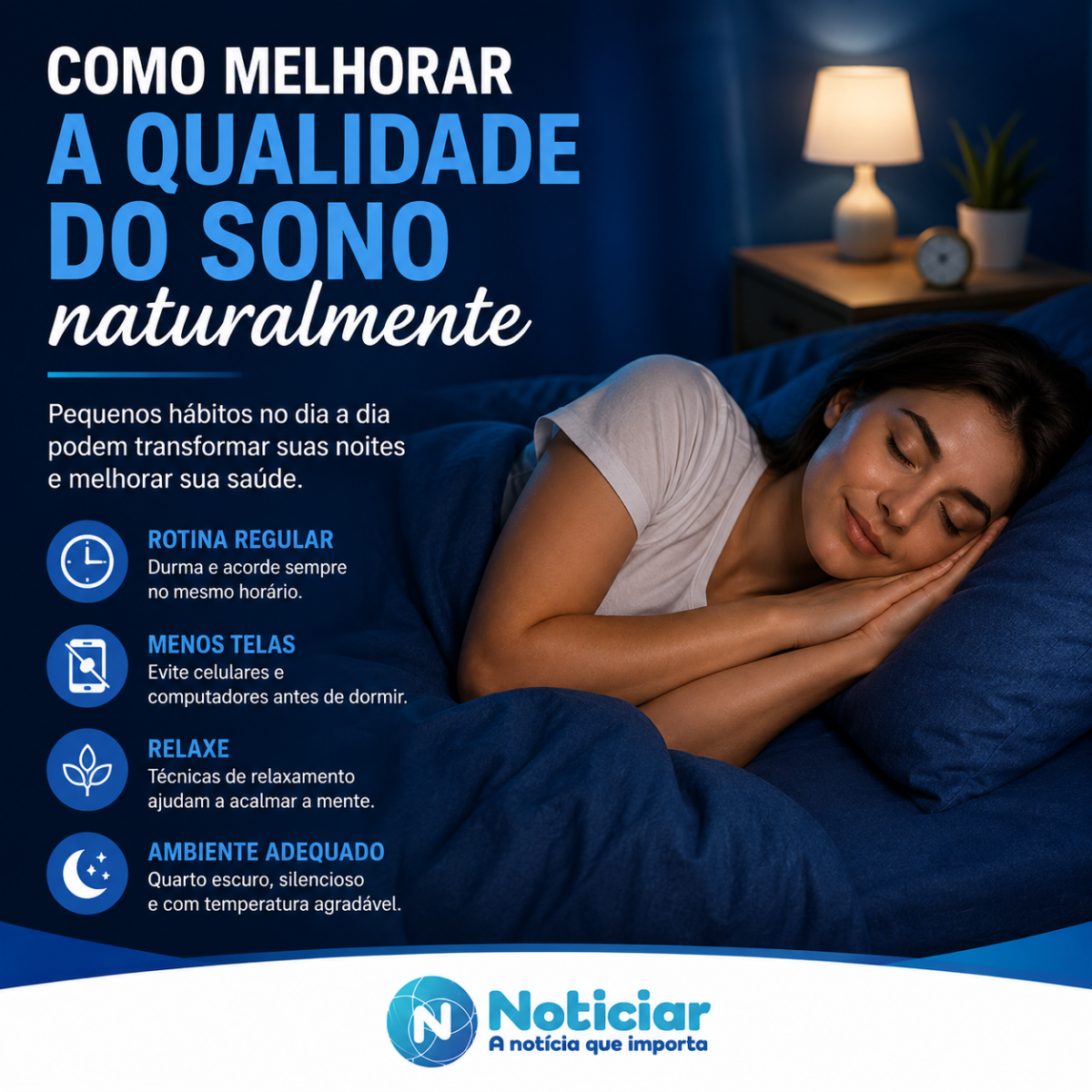 Como melhorar a qualidade do sono naturalmente