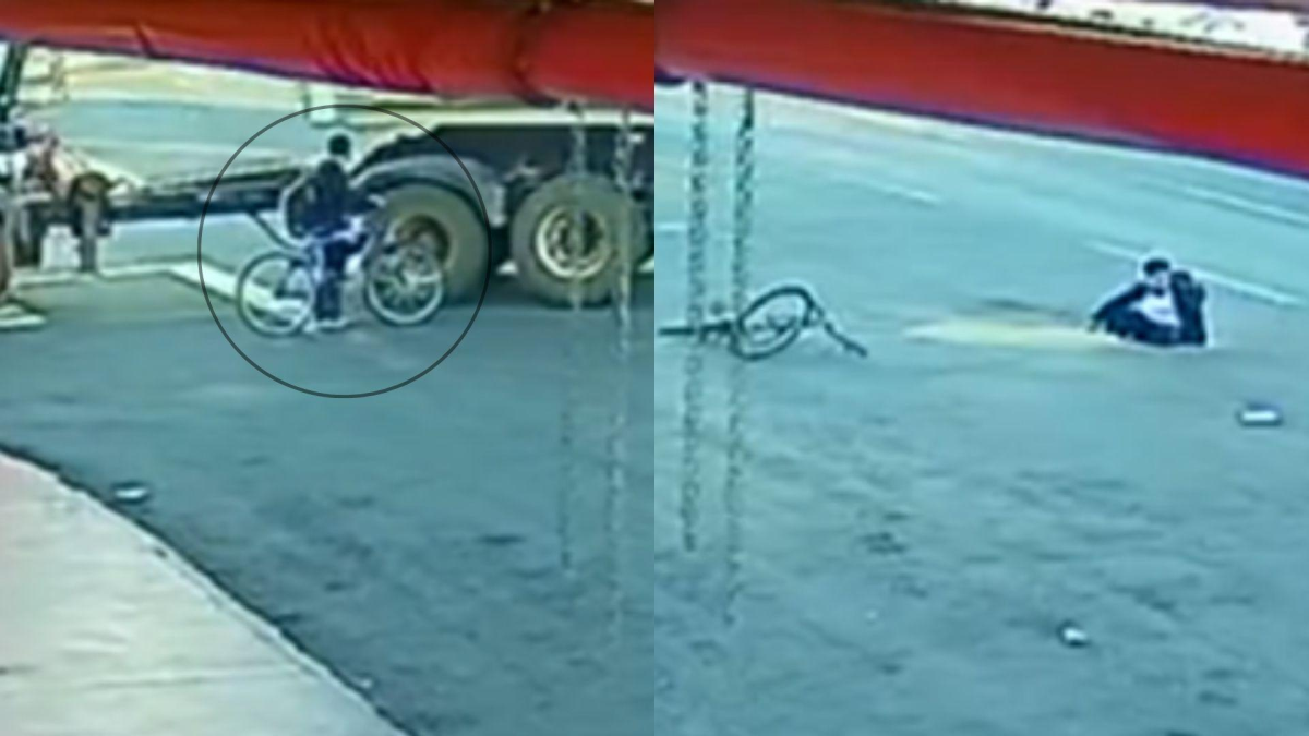 Menino sobrevive milagrosamente a atropelamento impressionante por caminhão em Goiás