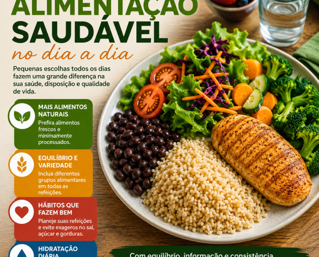 Como montar uma alimentação saudável no dia a dia