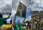 Flávio Bolsonaro eleva críticas ao STF durante ato de campanha