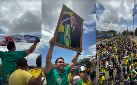 Flávio Bolsonaro eleva críticas ao STF durante ato de campanha