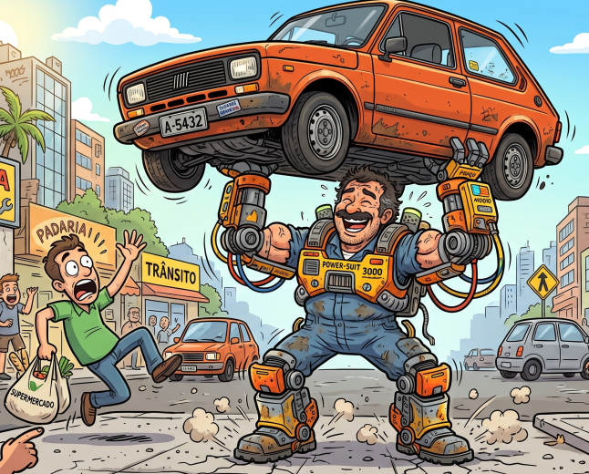 Exoesqueleto para o cérebro: usar IA sem treinar antes pode deixar sua mente no piloto automático