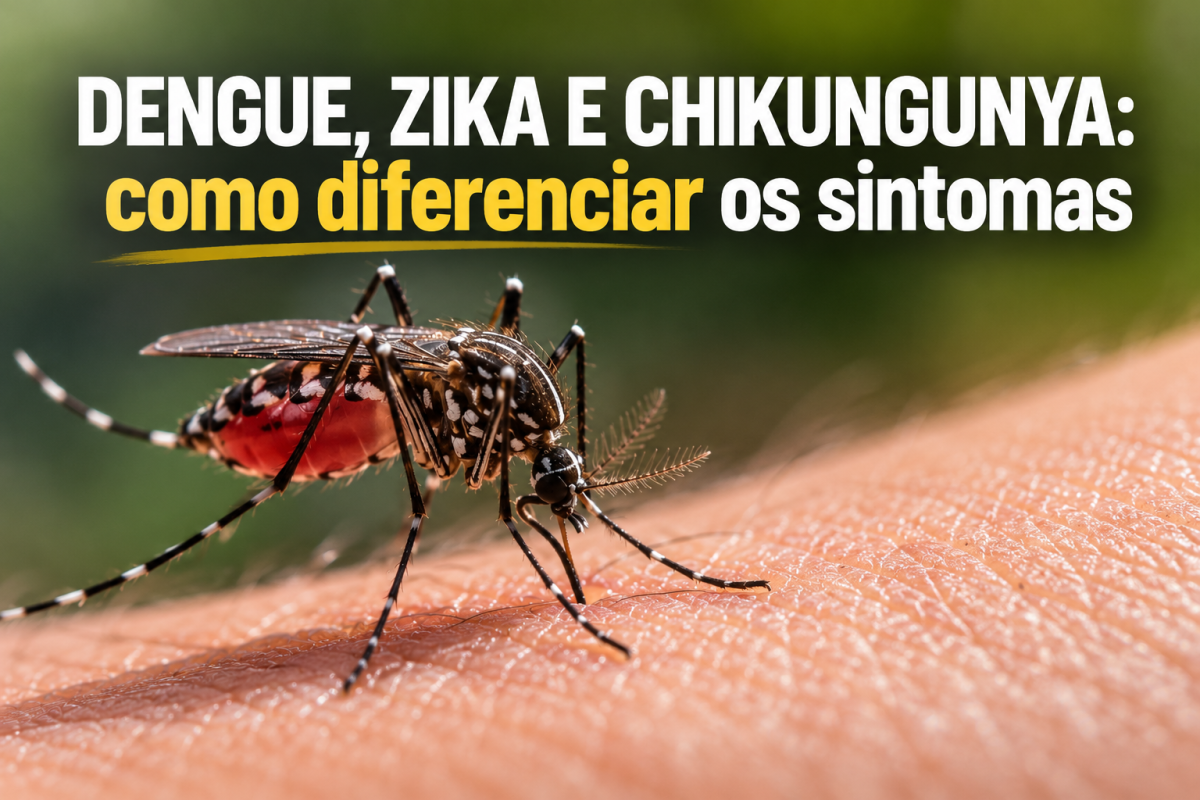 Dengue, Zika e Chikungunya: veja as diferenças nos sintomas