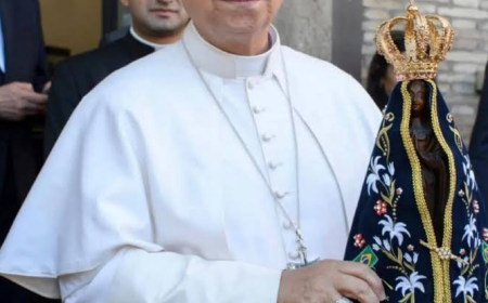 Papa Leão XIV cita Nossa Senhora Aparecida e pede proteção aos brasileiros