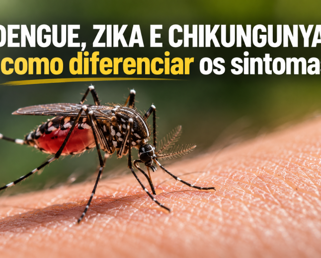 Dengue, Zika e Chikungunya: veja as diferenças nos sintomas